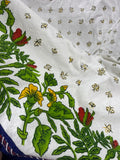 Williams Sonoma Garden Party Floral Honey Bee Round Tablecloth