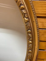 Oval Gold Mirror (Plastic/Resin)