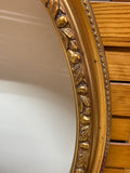 Oval Gold Mirror (Plastic/Resin)