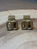 Gold Tone Cuff Links