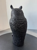 Large Black Glittery Halloween Owl (2 AVAILABLE—PRICED INDIVIDUALLY AT $15 EACH)