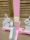 Wooden Bunny Coat Hanger