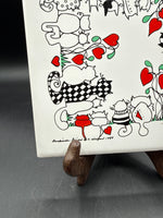 Cats Backside Series Cork Tile // 2 Available // *** PRICED INDIVIDUALLY ***