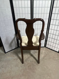 Single Arm Chair with Cream Seat Cushion