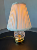 Waterford Crystal Maeve Accent Lamp with Original Shade (WORKS)