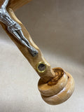 Small Standing Olive Wood Crucifix