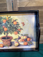 Orange Tree Decorative Serving Tray