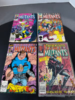 (E) Lot of 17 Marvel The New Mutants Vintage Comics