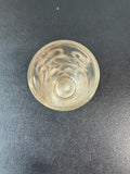 Shot Glass with Sterling Silver Reticulated Floral Case