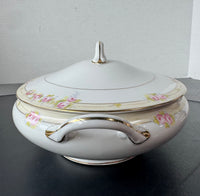 Noritake Nippon The Lorraine Oval Covered Vegetable Bowl
