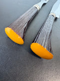 2-Piece Vintage Carving Set with Faux Stag Horn Handles