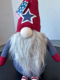Stars & Stripes Plush Gnome with Dangly Legs