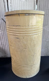 General Store Sized Antique Metal Lidded Flour Bin