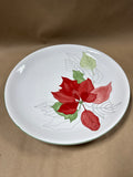 Watercolor Block Bernarda Poinsettia Platter
