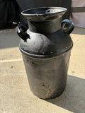 D-Vintage Black Painted Milk Jug, No Lid