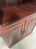 Particle Board Bookcase with Cabinet