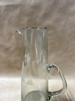 Mid Century Style Holmegaard Per Lutken Smokey Gray Glass Jug Pitcher