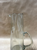 Mid Century Style Holmegaard Per Lutken Smokey Gray Glass Jug Pitcher