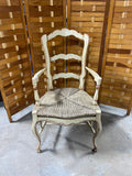 Country French Style Ladder Back Arm Chair