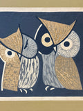 MCM “Three Eyes” Woodblock Print by Kaoru Kawano; Signed