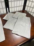 Farmhouse Pale Gray Napkins, 6 pc