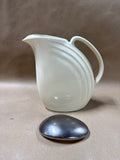 Beige Hall Pottery Pitcher With Lid