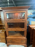 Lexington Lighted Barrister Style Bookcase with File Drawer***HEAVY ITEM***READ DETAILS ON PICK UP POLICY***