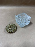 Virginia Metalcrafters Crystal Inkwell