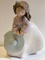 NAO by Lladro Young Girl with Hat