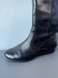 Ecco Abelone High Cut Zip Black Boots in Box SIZE 9-9.5 (EU 40)