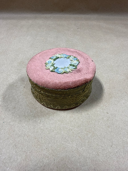 Round Fabric Trinket Box