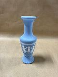 Small Wedgewood Style Blue And White Vase