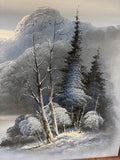 Original Winter Landscape by Heinz; Signed