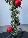 Wrought Iron Holiday Hurricane Lamp Post Taper Candle Holder