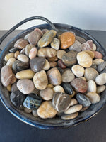 Pier 1 Imports Pottery Rock Fountain on Wrought Iron Stand