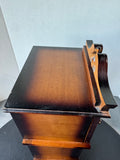 Price Imports Vintage Grandfather Clock style Wind Up Musical Jewelry Box (WORKS)
