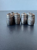 6-Piece Mini Sterling Silver Salt & Pepper Shakers