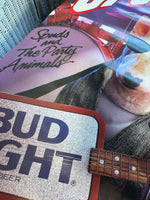 (A) Spuds Mackenzie Rock N’ Roll Party 1987 Vintage Bud Light Poster