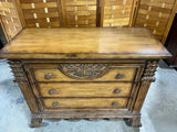 Vanguard Furniture Carved Three Drawer Dresser ***HEAVY ITEM***