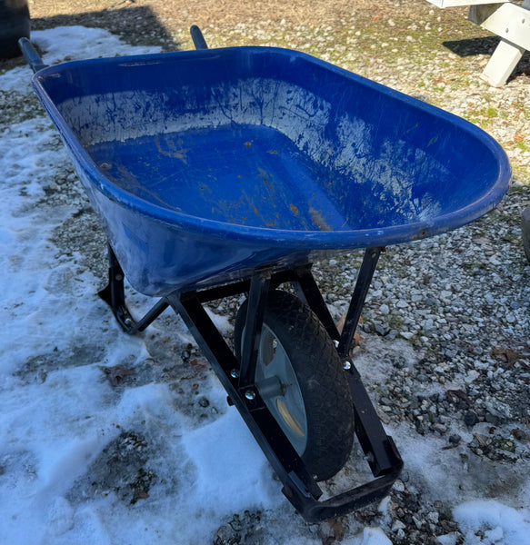 Kobalt Blue 6-cu ft Steel Wheelbarrow