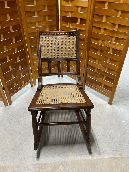 Cane Rocking Chair ***SITS LOW***