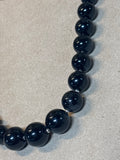 Black & Silver Beaded Necklace