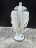 Wedgwood England Kutani Crane Coffee Pot (B)