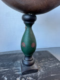 Signed Folk Style Rustic Wooden Bird Sculpture AS IS (READ DESCRIPTION CAREFULLY)
