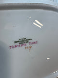 Pair of Spode England Maritime Rose Bone China Oval Vegetable Bowls (C)