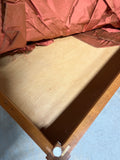 Side Table with Glass Top Display