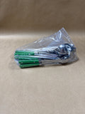 10 Piece Green Flatware Set - Made In France