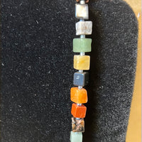 Colorful Square Beaded Necklace