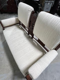 Settee and Footstool with Storage