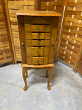 Oak Tone Jewelry Armoire